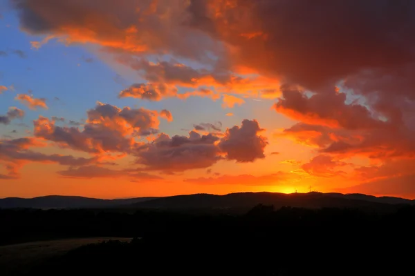 Blue Italian sunset Stock Photo