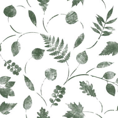 Yapraklı kusursuz çiçek deseni. Tekstil, ambalaj, duvar kağıdı, arka plan ve iç tasarım için.