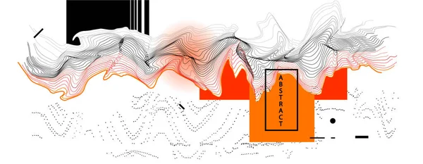 Soyut geometrik arkaplan, farklı geometrik şekillerin kombinasyonu