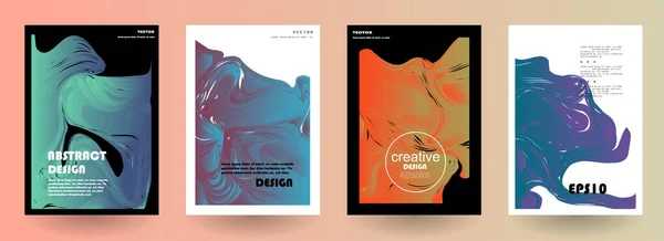 Template Covers Met Grafische Geometrische Elementen Van Toepassing Brochures Posters — Stockvector