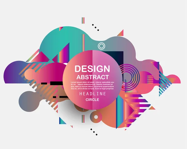 Vektör, soyut geometrik arkaplan 