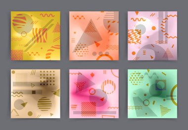 Sıvı renk arkaplan tasarımı. Gelecekçi tasarım posterleri