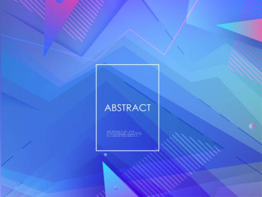 Yaratıcı kapak tasarımı. İş soyut vektör şablonu