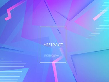 Yaratıcı kapak tasarımı. İş soyut vektör şablonu