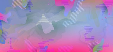 Grafik geometrik elementlerle kaplanmış şablonlar. Broşürler, posterler, kapaklar ve afişler için kullanılabilir. Vektör illüstrasyonları.