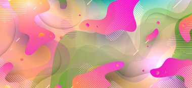 Grafik geometrik elementlerle kaplanmış şablonlar. Broşürler, posterler, kapaklar ve afişler için kullanılabilir. Vektör illüstrasyonları.