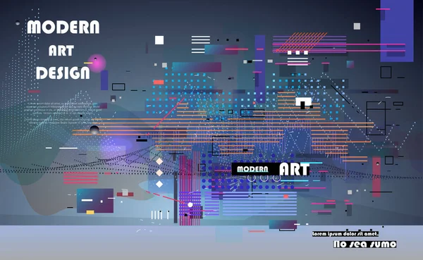 Soyut fantastik arkaplan, vektör geometrik desen