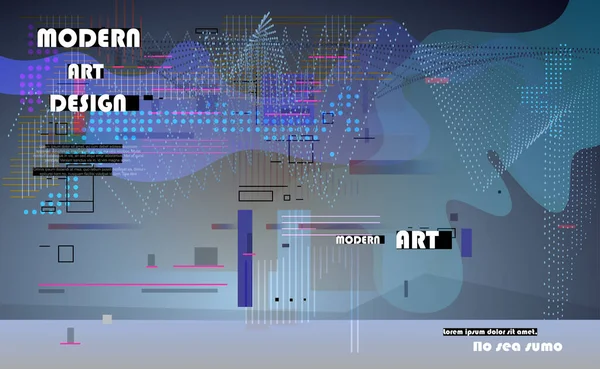 Soyut fantastik arkaplan, vektör geometrik desen