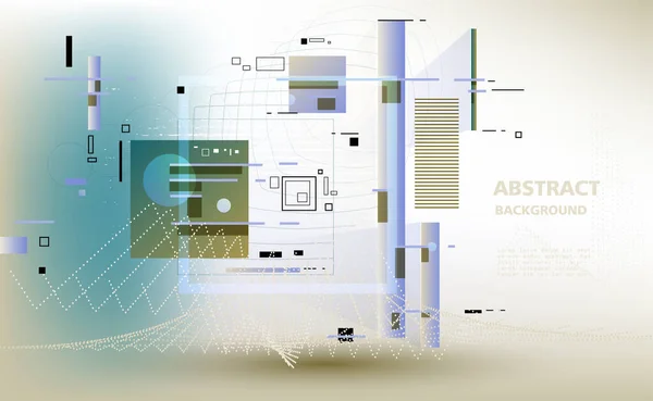 Abstrato Fundo Fantástico Padrão Geométrico Vetorial —  Vetores de Stock