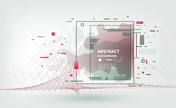 Soyut fantastik arkaplan, vektör geometrik desen