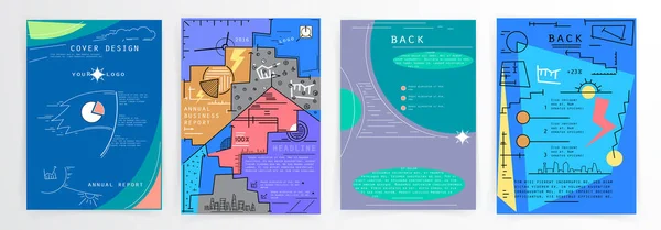 Креативный Дизайн Обложки Абстрактный Векторный Шаблон Бизнеса — стоковый вектор