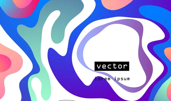 Fondo Abstracto Colorido Con Formas Corte Papel — Vector de stock