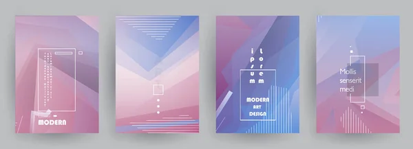 Omvat Sjablonen Met Grafische Geometrische Elementen Van Toepassing Brochures Posters — Stockvector