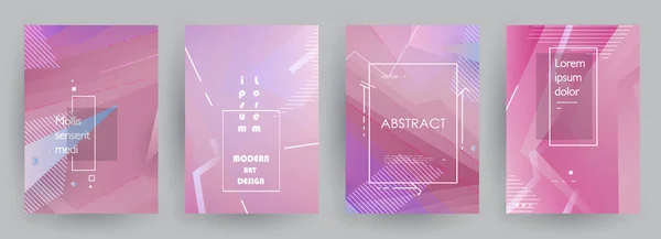 Omvat Sjablonen Met Grafische Geometrische Elementen Van Toepassing Brochures Posters — Stockvector