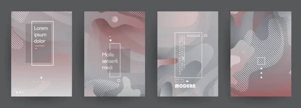 Omvat Sjablonen Met Grafische Geometrische Elementen Van Toepassing Brochures Posters — Stockvector