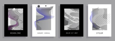 Renkli üçgen geometrik Broşür Broşürü Yıllık rapor şablonu tasarımı, kitap kapağı tasarımı