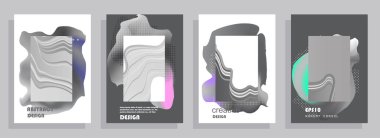 Renkli üçgen geometrik Broşür Broşürü Yıllık rapor şablonu tasarımı, kitap kapağı tasarımı