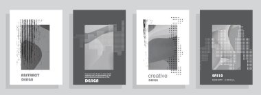 Renkli üçgen geometrik Broşür Broşürü Yıllık rapor şablonu tasarımı, kitap kapağı tasarımı