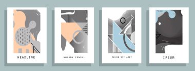 Renkli üçgen geometrik Broşür Broşürü Yıllık rapor şablonu tasarımı, kitap kapağı tasarımı