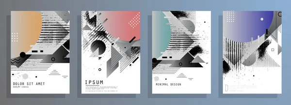 Business Abstrakte Vektorschablone Broschüre Design Cover Modernes Layout Jahresbericht Poster — Stockvektor