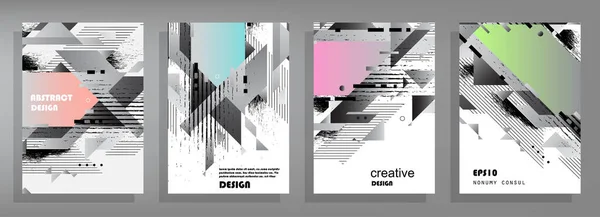 Business Abstracte Vector Template Brochure Ontwerp Cover Moderne Lay Out — Stockvector