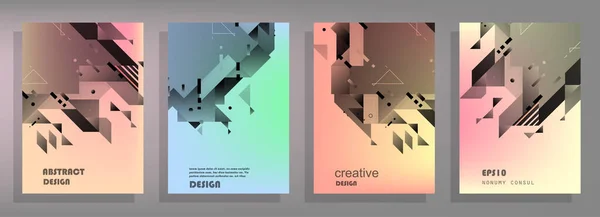 Modelo Vetor Abstrato Negócios Folheto Design Capa Layout Moderno Folheto — Vetor de Stock