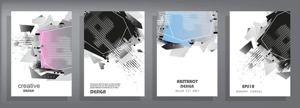 Modelo Vetor Abstrato Negócios Folheto Design Capa Layout Moderno Folheto — Vetor de Stock