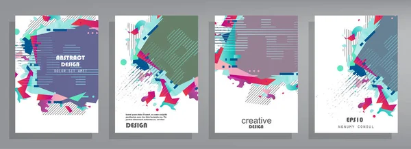 Plantilla Vector Abstracto Negocios Diseño Del Folleto Cubre Volante Del — Archivo Imágenes Vectoriales