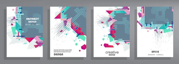 Modelo Vetor Abstrato Negócios Folheto Design Capa Layout Moderno Folheto — Vetor de Stock