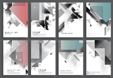 Şablon broşürleri, el ilanları, iş sunumları.