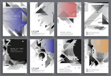 Şablon broşürleri, el ilanları, iş sunumları.