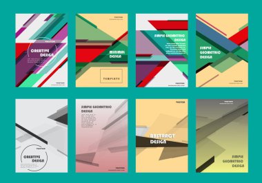 Şablon broşürleri, el ilanları, iş sunumları.