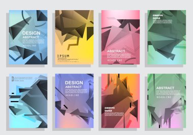 Şablon broşürleri, el ilanları, iş sunumları.