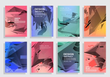 Şablon broşürleri, el ilanları, iş sunumları.