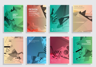 Şablon broşürleri, el ilanları, iş sunumları.