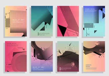 Şablon broşürleri, el ilanları, iş sunumları.