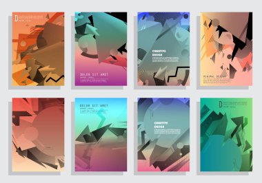 Şablon broşürleri, el ilanları, iş sunumları.