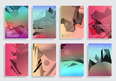 Şablon broşürleri, el ilanları, iş sunumları.