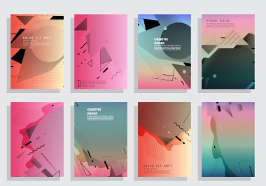 Şablon broşürleri, el ilanları, iş sunumları.