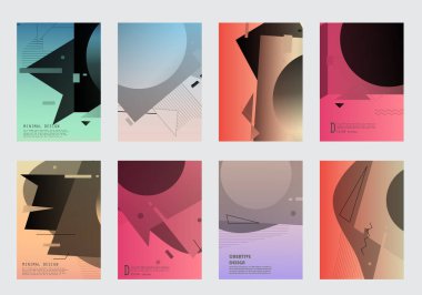 Şablon broşürleri, el ilanları, iş sunumları.