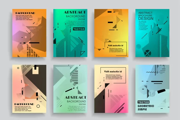 Folleto Diseño Creativo Plantilla Polivalente Con Portada Contraportada Interior Diseño — Archivo Imágenes Vectoriales