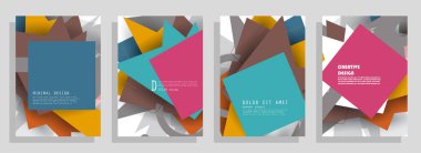 Sanat tasarımı kapsar. Yaratıcı arkaplan renkleri. Moda fütürist tasarımı