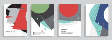 Sanat tasarımı kapsar. Yaratıcı arkaplan renkleri. Moda fütürist tasarımı