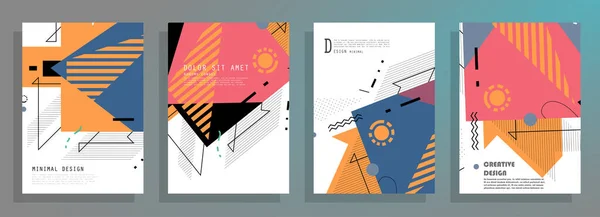 Sanat tasarımı kapsar. Yaratıcı arkaplan renkleri. Moda fütürist tasarımı