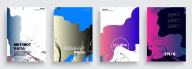 Sanat tasarımı kapsar. Yaratıcı arkaplan renkleri. Moda fütürist tasarımı