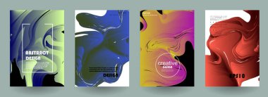 Sanat tasarımı kapsar. Yaratıcı arkaplan renkleri. Moda fütürist tasarımı