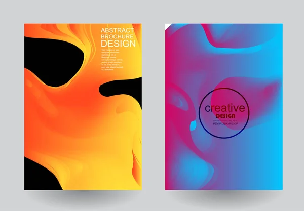 Covers Templates Set Bauhaus Memphis Style Graphic Geometric Elements 광고판 — 스톡 벡터