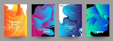 Bauhaus, Memphis ve hipster stili grafik geometrik elementlerle kaplanmış şablonlar. Pankartlar, broşürler, posterler, kapaklar ve afişler için uygulanabilir.