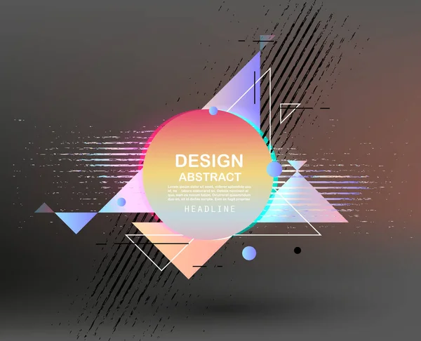 Vektör, soyut geometrik arkaplan