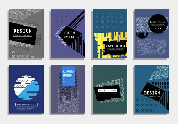 Modern soyut kapaklar seti, modern renkli dalga sıvı akış posteri. Cool gradient şekilleri bileşimi, vektör tasarımı kapsar.